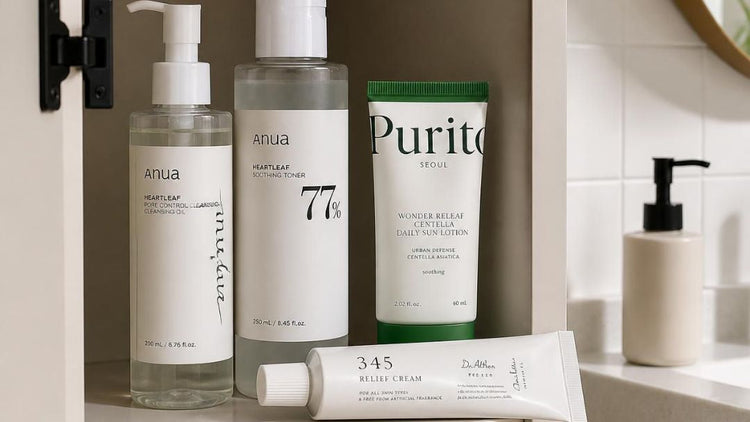 K-Pharmacy skincare products from Korean dermatology brands