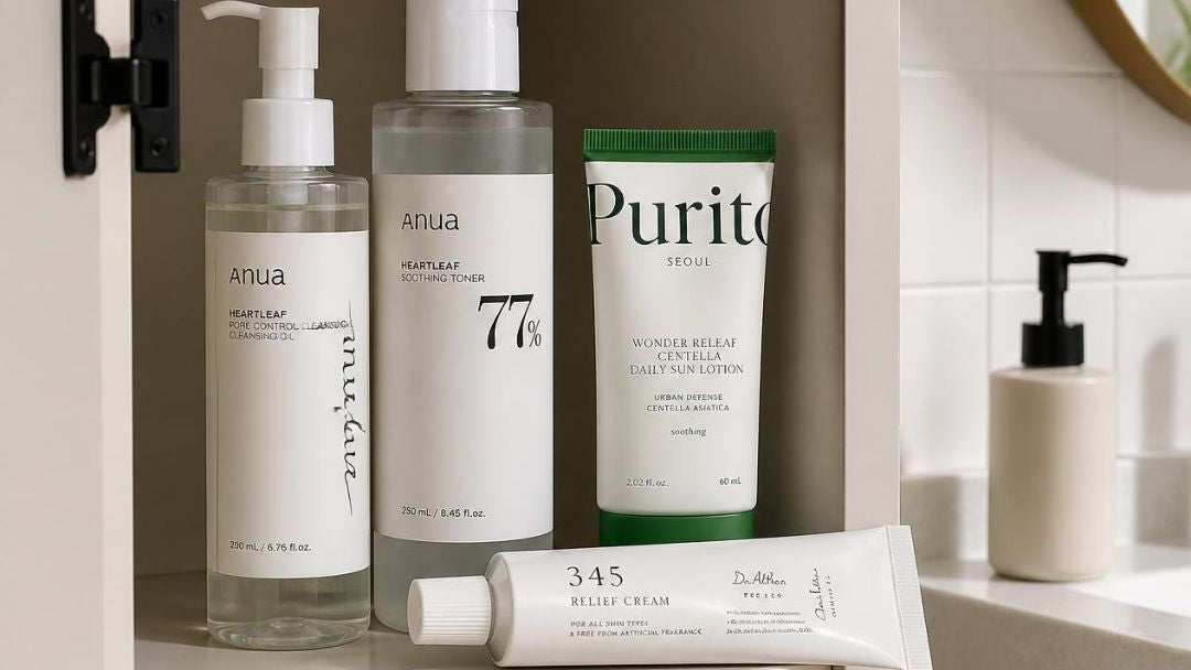 K-Pharmacy skincare products from Korean dermatology brands