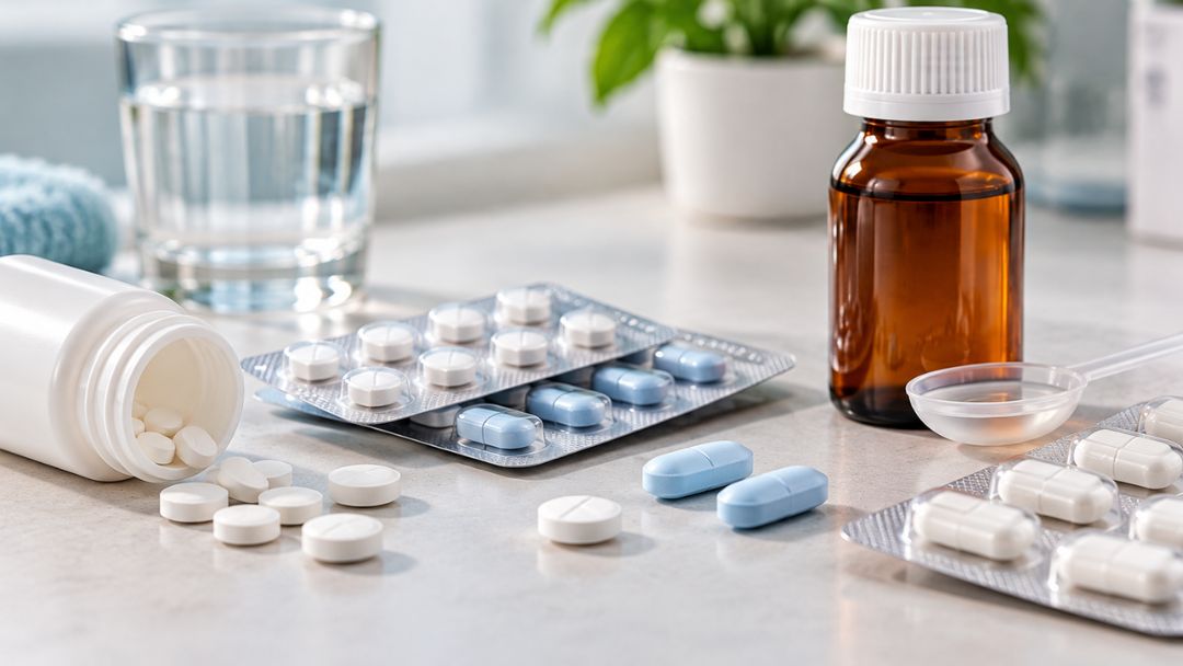 Antihistamine tablets and medicine for allergy symptom relief