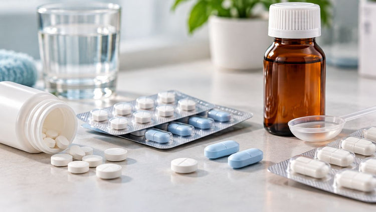 Antihistamine tablets and medicine for allergy symptom relief