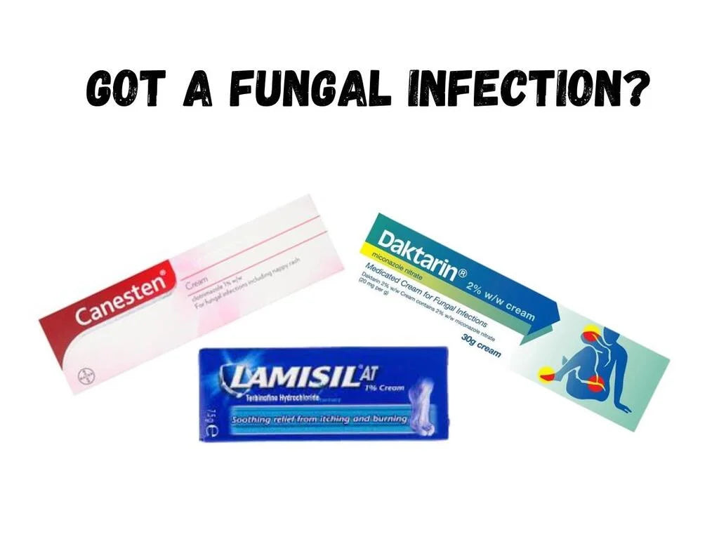 Antifungal creams — Canesten, Daktarin and Lamisil AT guide from Ballyduff Pharmacy