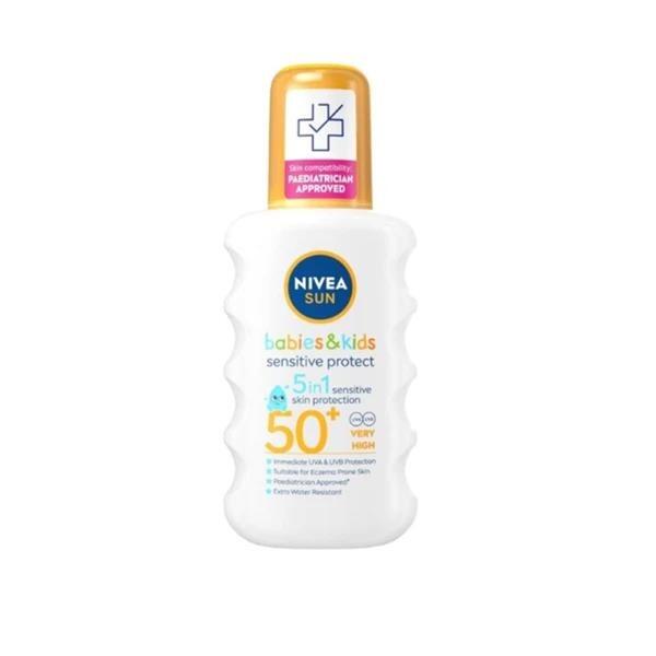 Nivea Sun Kids 5-in-1 Sensitive Sun Lotion Spray SPF50+ 200ml