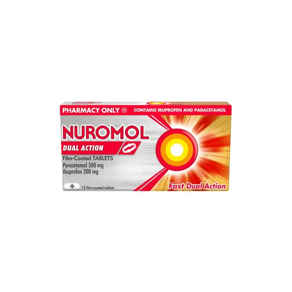Nuromol Dual Action Paracetamol/Ibuprofen 12 Tablets