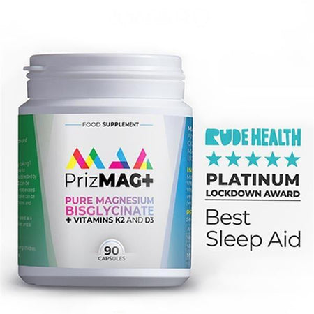 PrizMAG+ Magnesium Bisglycinate + Vitamin K2 and D3 awards
