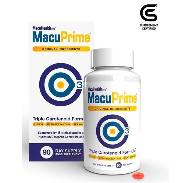 MacuPrime Original Triple Carotenoid Formula 90's