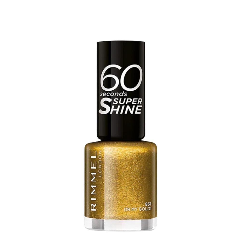Rimmel 60 Seconds Nail Polish 831 Oh My Gold !