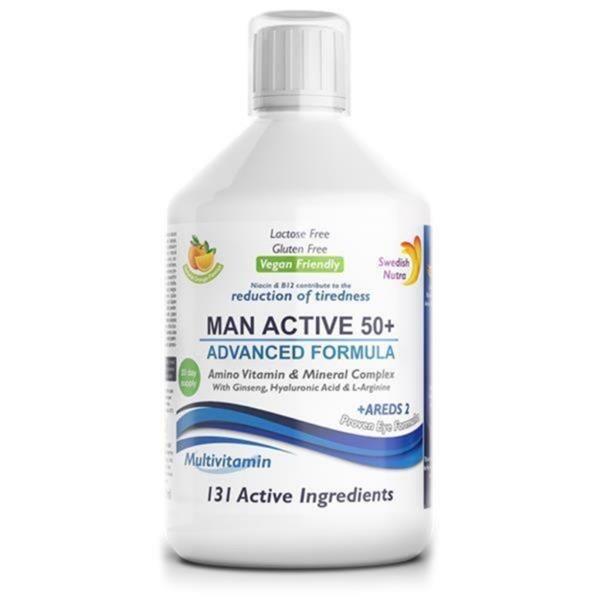 Swedish Nutra Man 50 Plus Multivitamin
