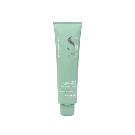 Alfaparf Semi di Lino Scalp Rebalance Gentle Exfoliating Scrub container on a white background