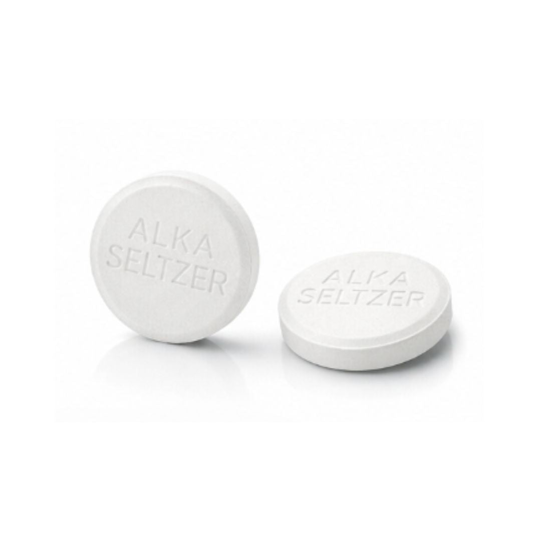 Alka-Seltzer Effervescent Lemon – Tablets on a white background