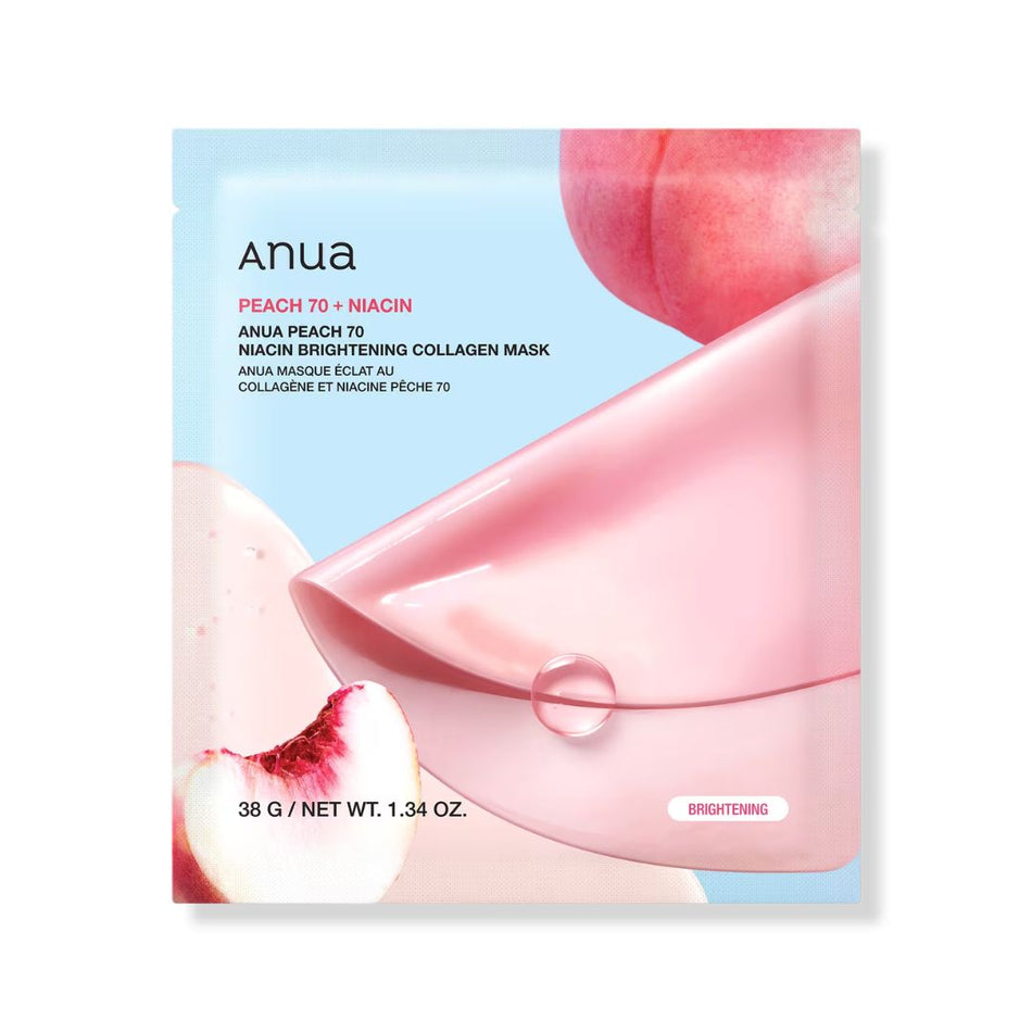Anua Peach 70+ Niacin Brightening Collagen Face Mask