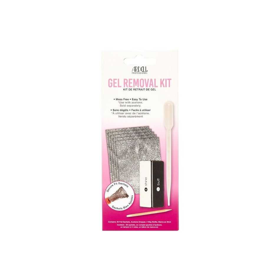 Ardell Gel Polish Removal Kit packaging on a white background