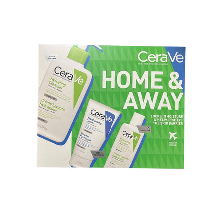 CeraVe Home & Away Gift Set on a white background