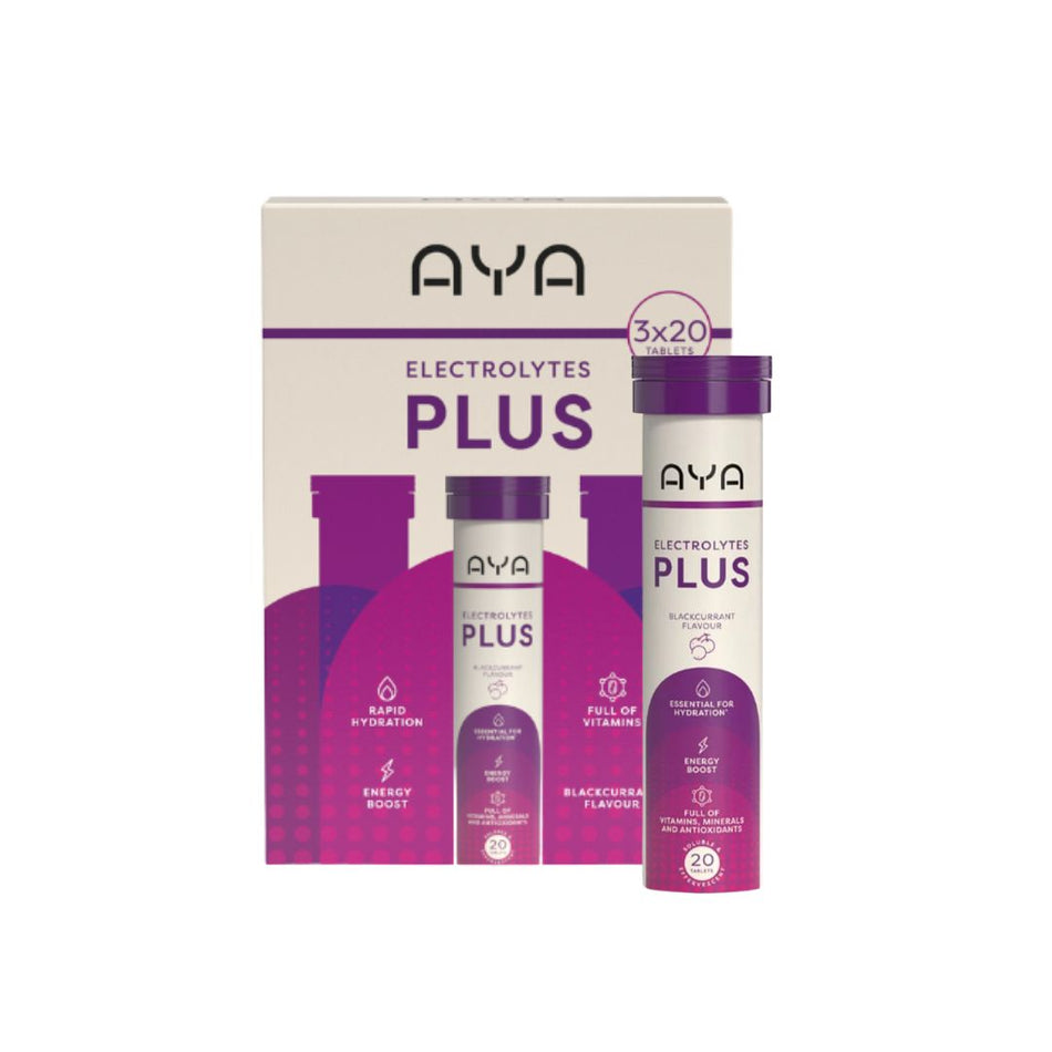Aya Electrolytes plus Blackcurrant triple pack