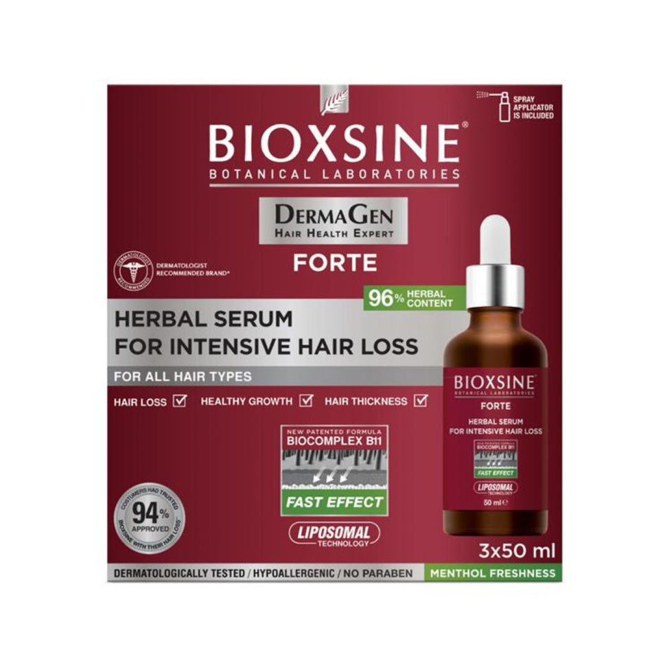 Bioxsine Dermagen Forte Hair Loss Serum (3 x 50ml)