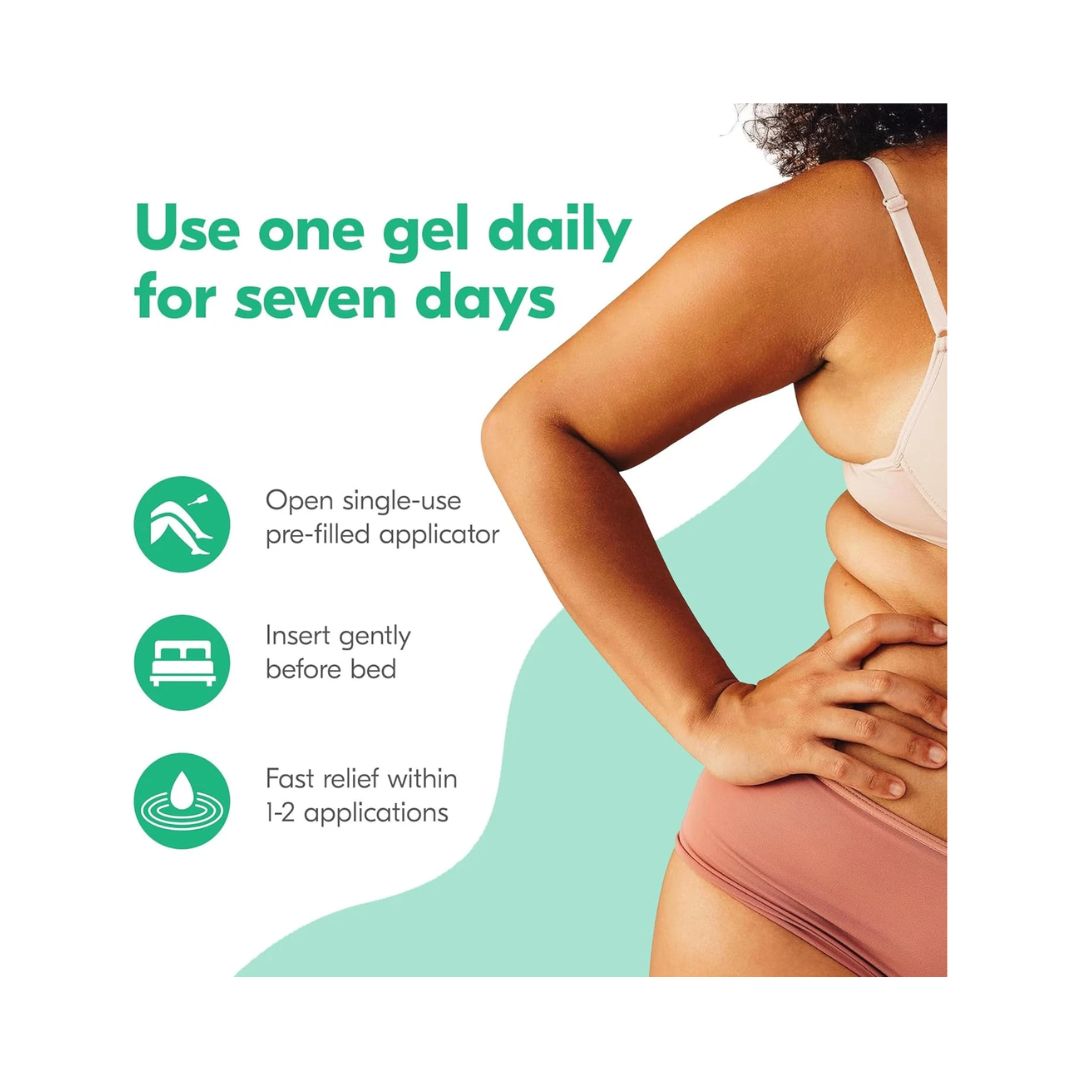 Balance Activ BV Treatment Gel 14 pack usage information graphic