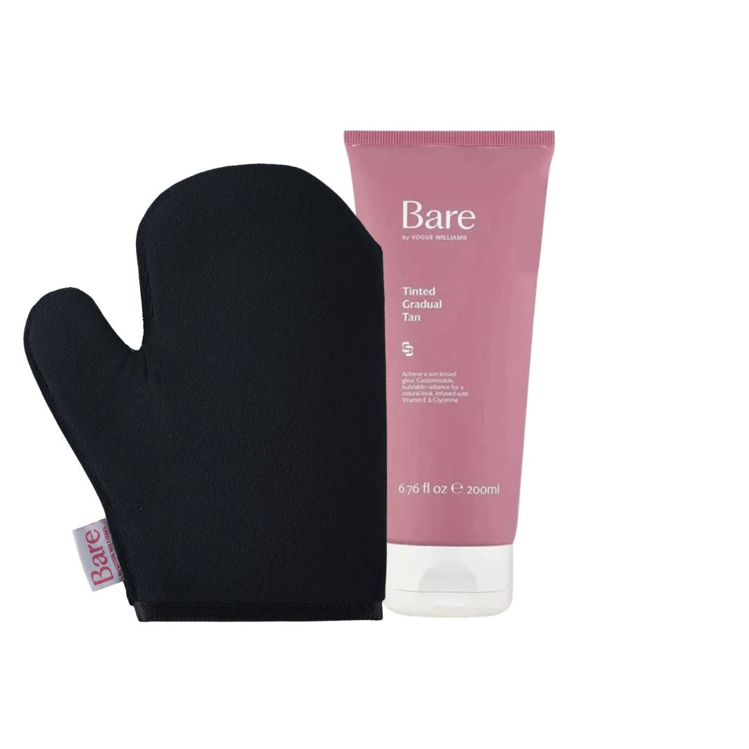 Bare by Vogue Soft Glow Gift Set contents on a white background
