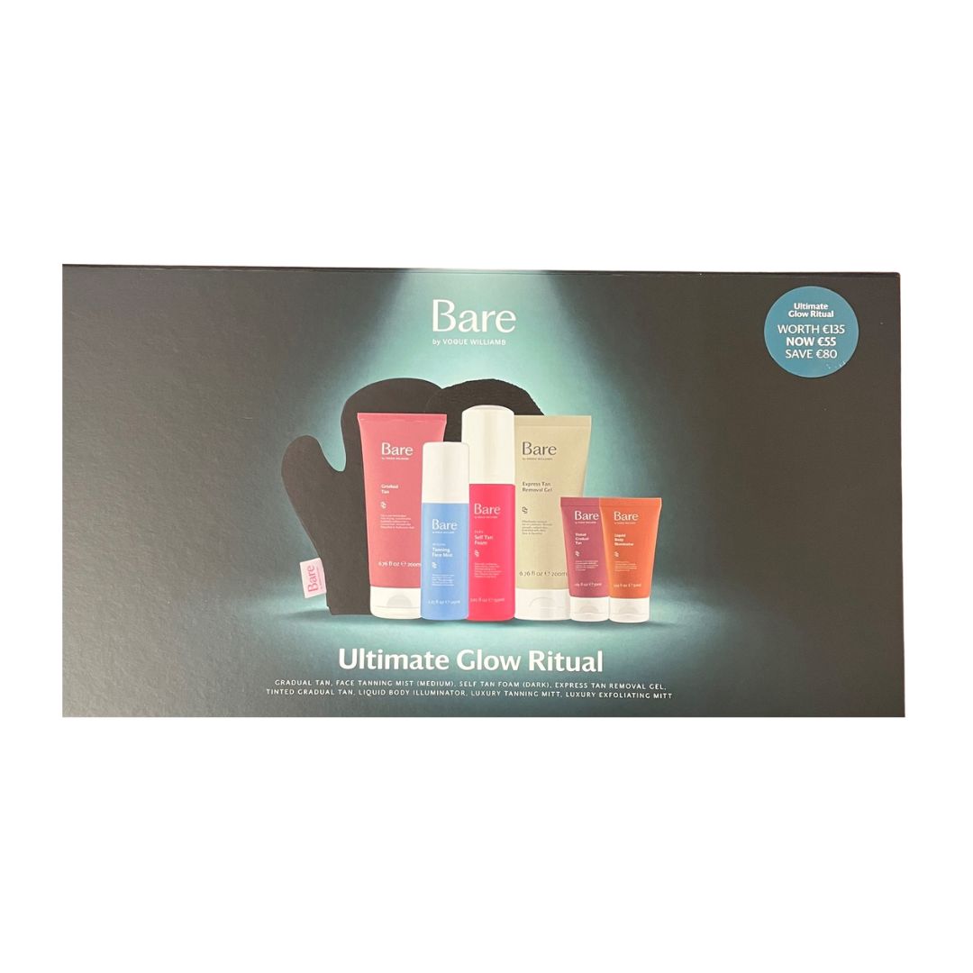 Bare by Vogue Ultimate Glow Ritual Gift Set on a white background