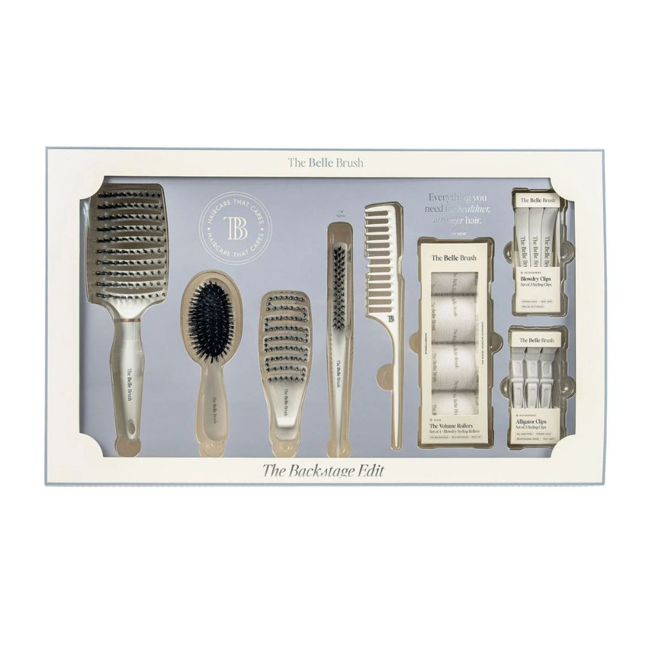 The Belle Brush The Backstage Edit Gift Set on a white background