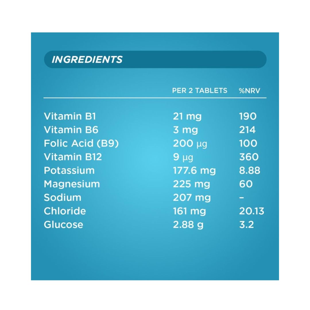 Berocca Hydrate Mango & Passionfruit nutritional information