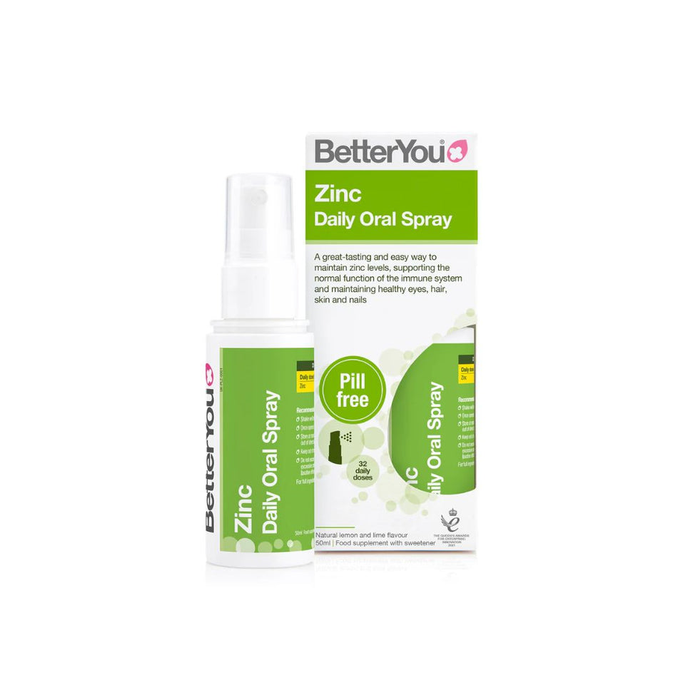 Better You Zinc Daily Oral Spray packaging