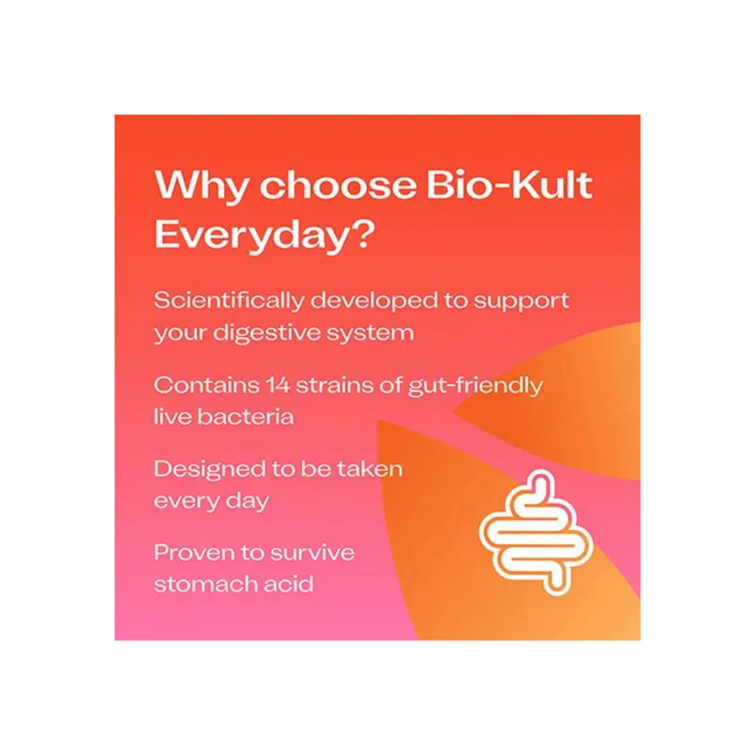 BioKult Everyday Probiotic benefits graphic