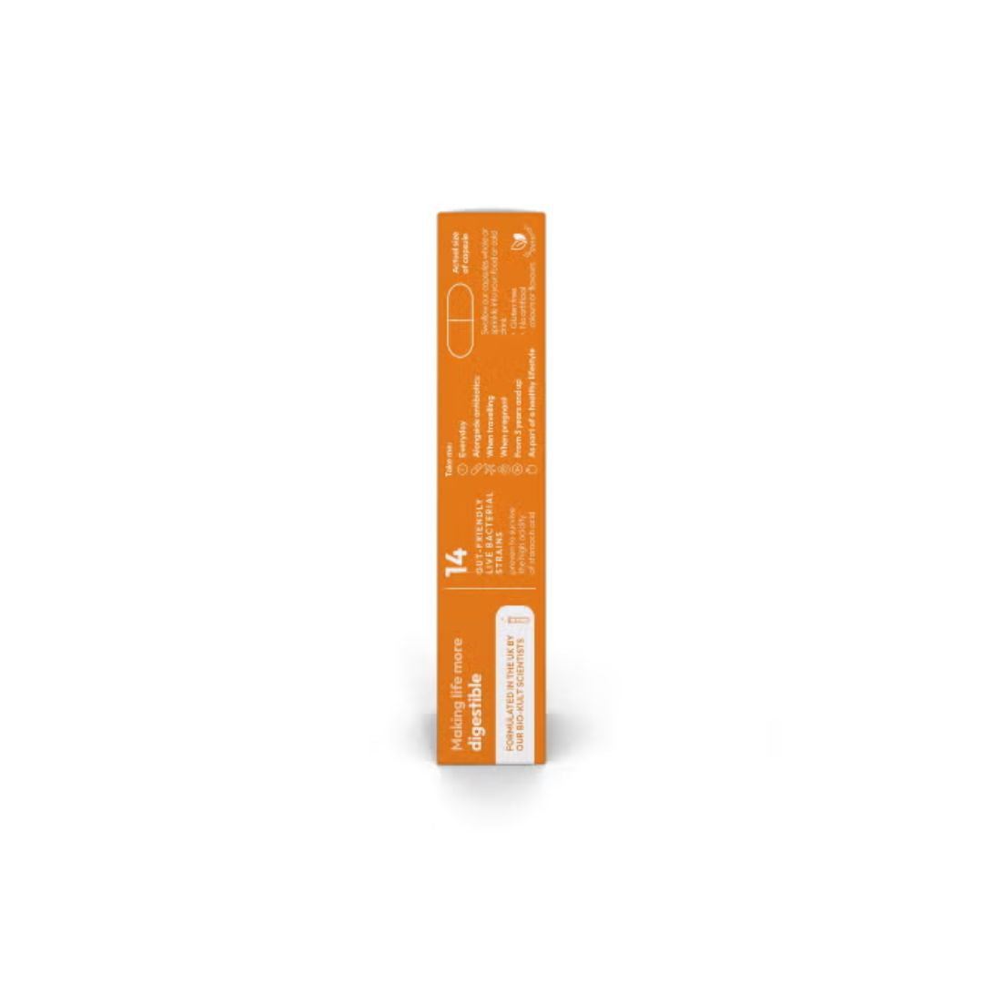 BioKult Everyday Probiotics packaging from the side on a white background