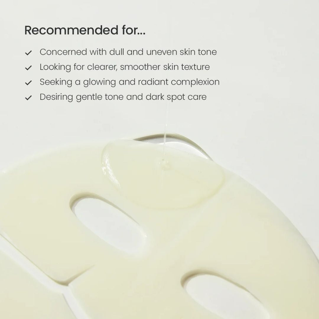 Biodance Radiant Vita Niacinamide Real Deep Mask 'Recommended for...' graphic