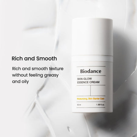 Biodance Skin-Glow Essence Cream bottle on a white background