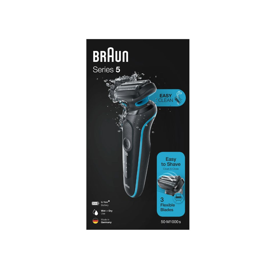 Braun Series 5 50-M1000s Wet & Dry Electric Shaver on a white background