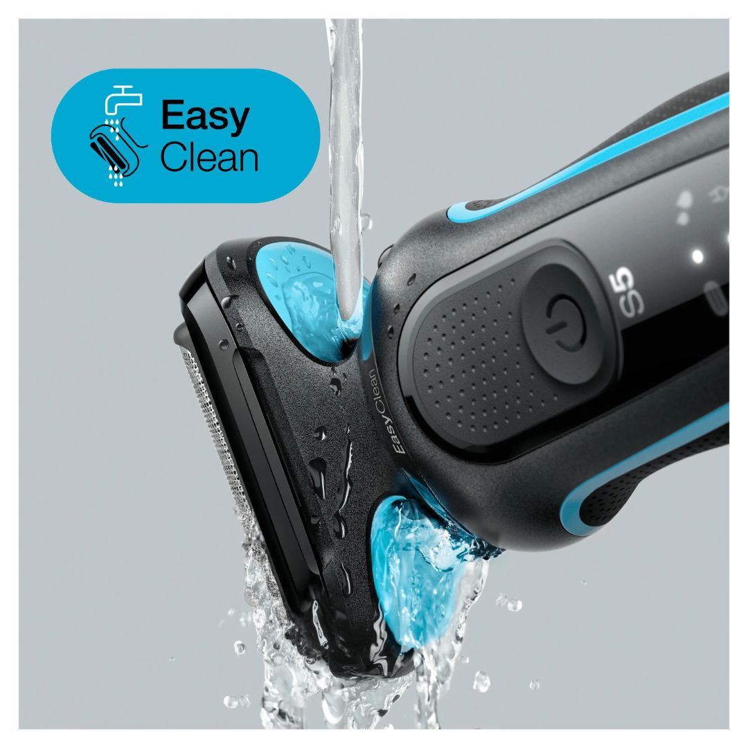 Braun Series 5 50-M1000s Wet & Dry Electric Shaver 'EASY CLEAN' graphic 