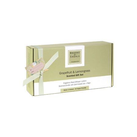 Brooke & Shoals Grapefruit & Lemongrass Gift Box on a white background