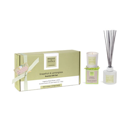 Brooke & Shoals Grapefruit & Lemongrass Gift Box on a white background