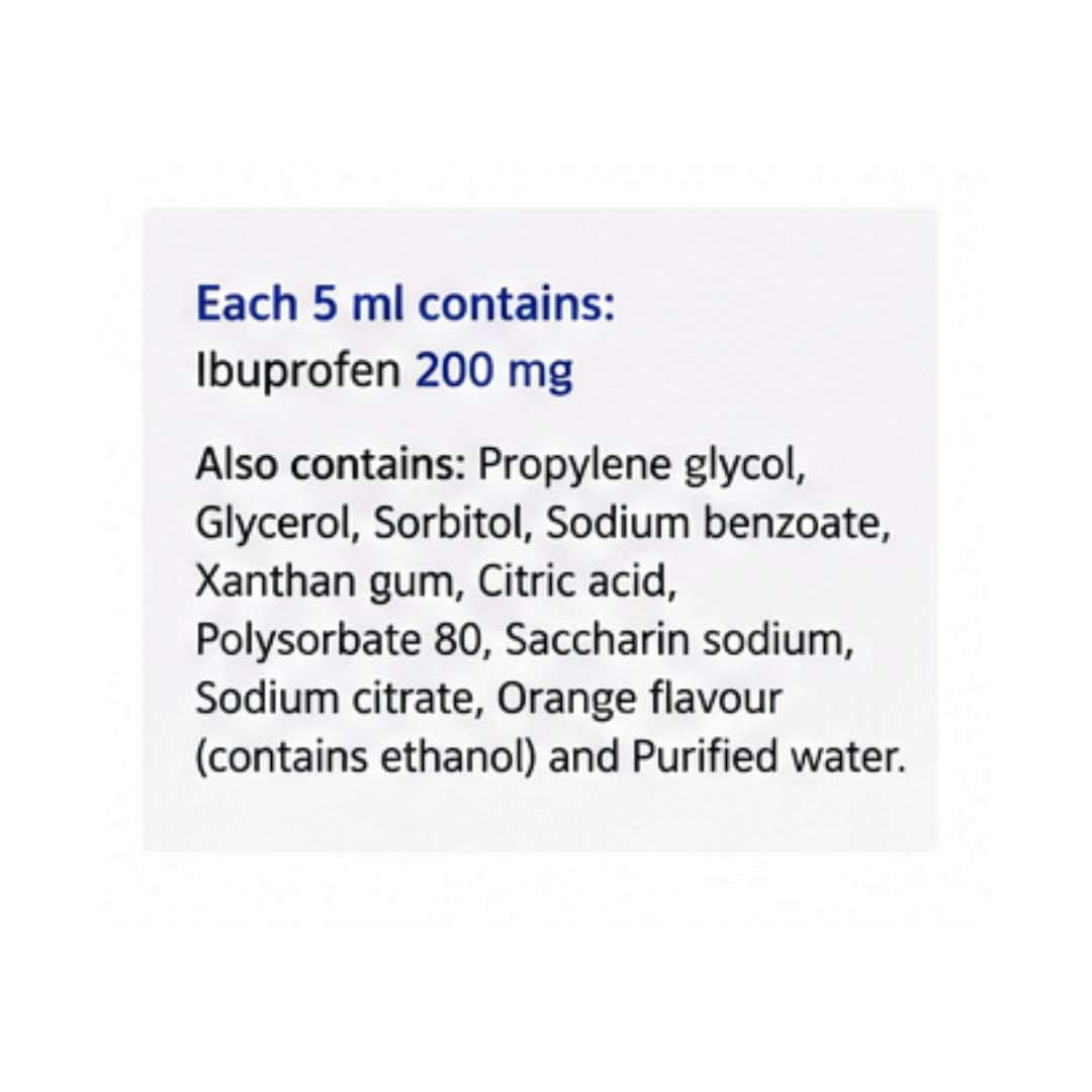 Brupro for Children Six Plus dosage information image