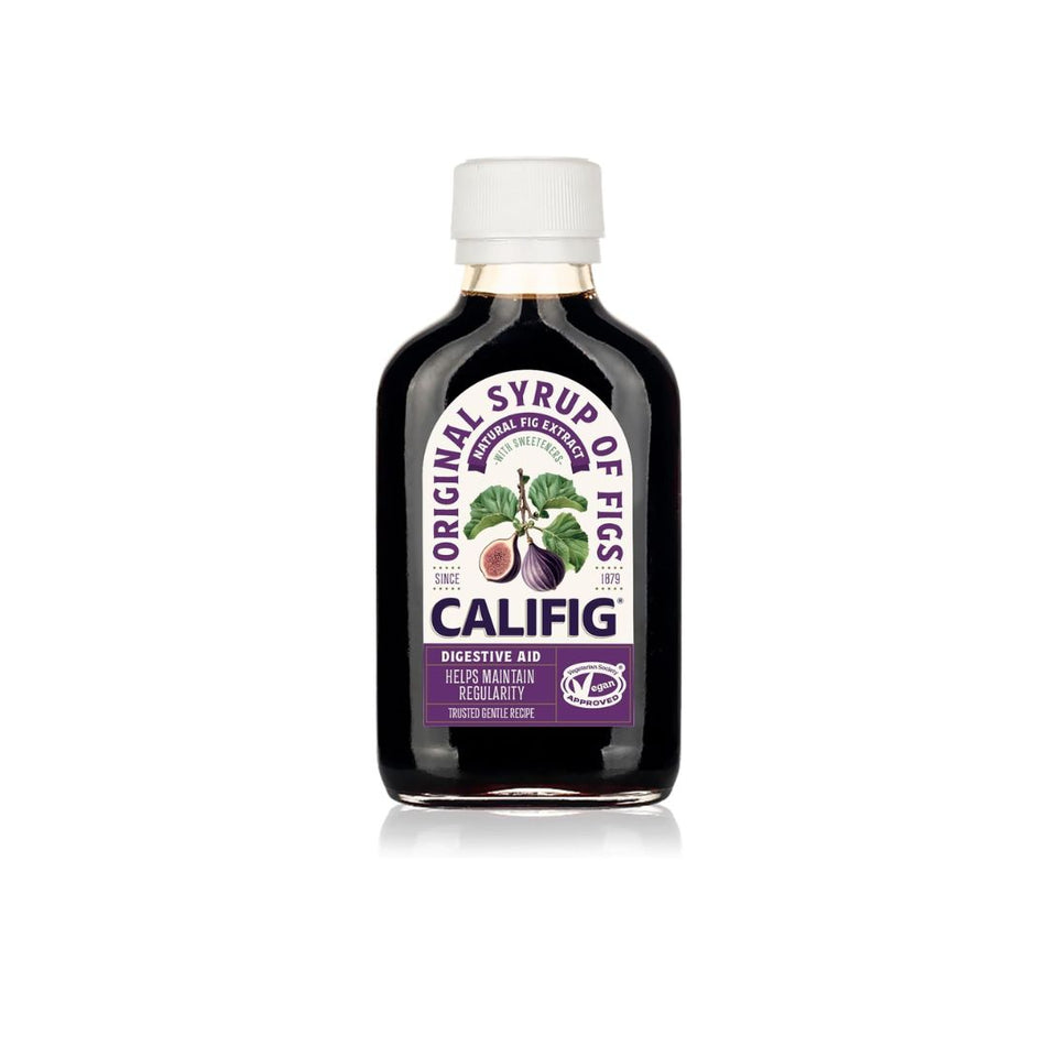 Califig Syrup of Figs 100ml on a white background