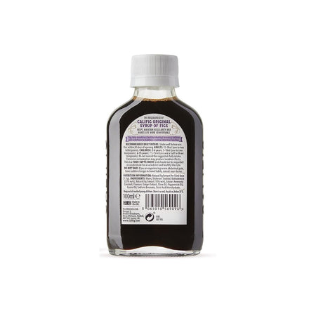 Califig Syrup of Figs 100ml (rear angle) on a white background