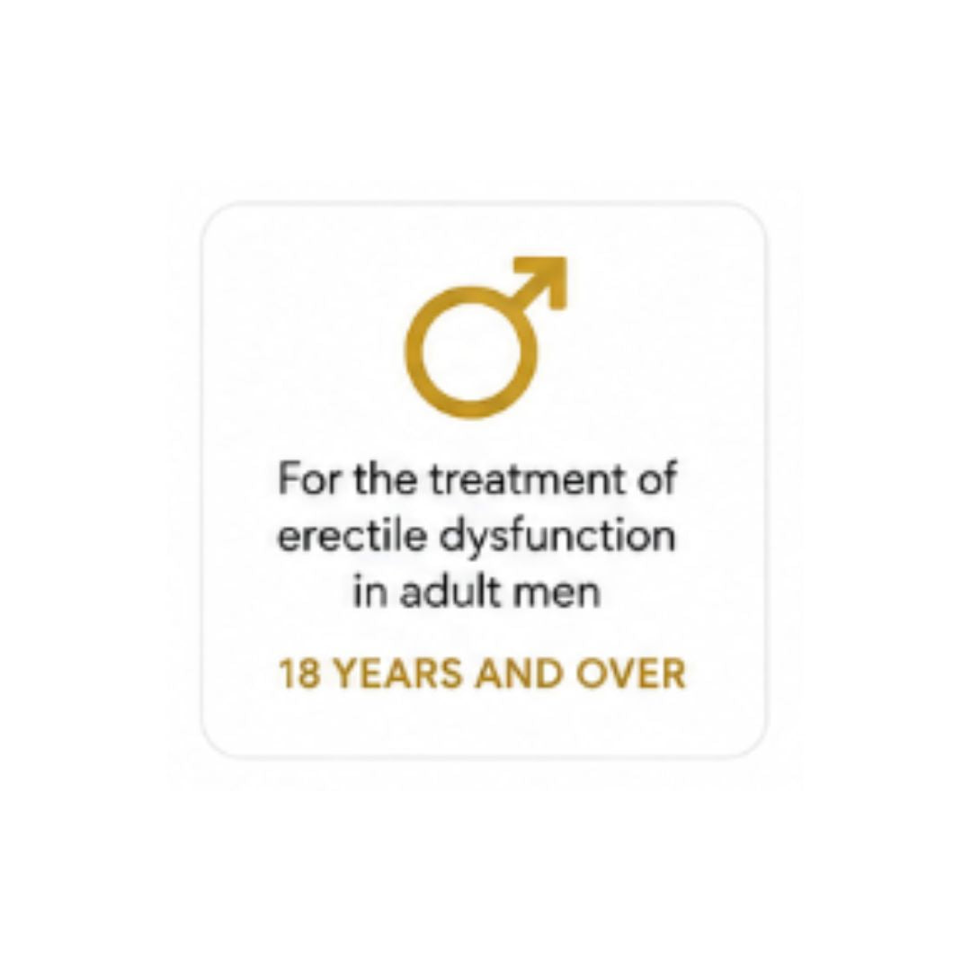 Cialis '18 Years and Over' graphic
