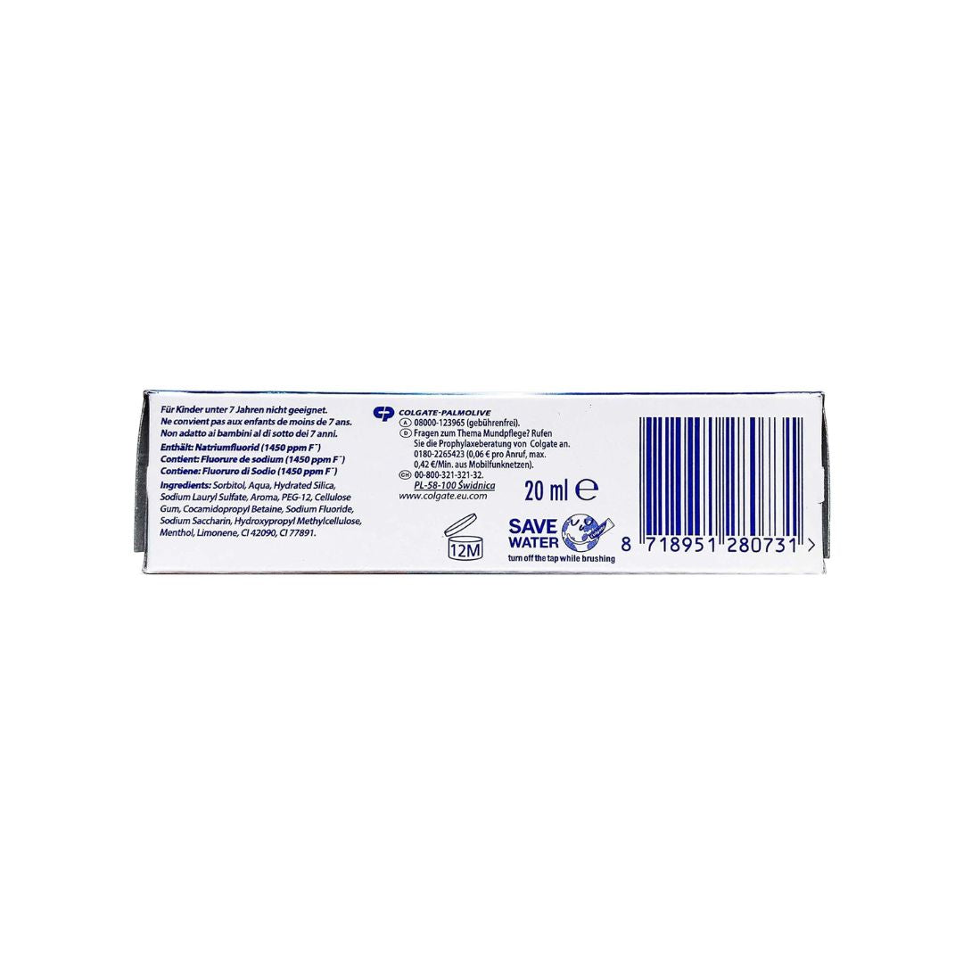 Colgate MaxFresh Cooling Crystal Toothpaste Travel Size (bottom view)
