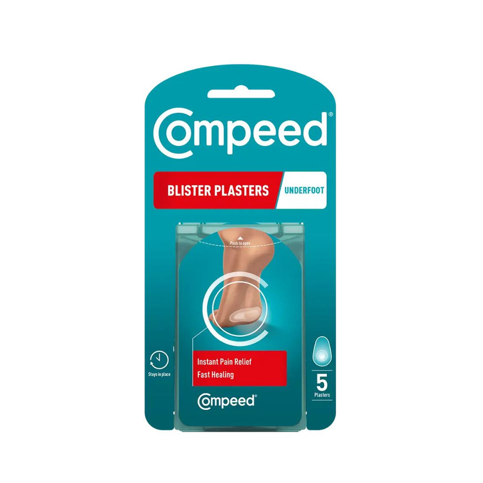Compeed Sports Underfoot Blister packaging on a white background
