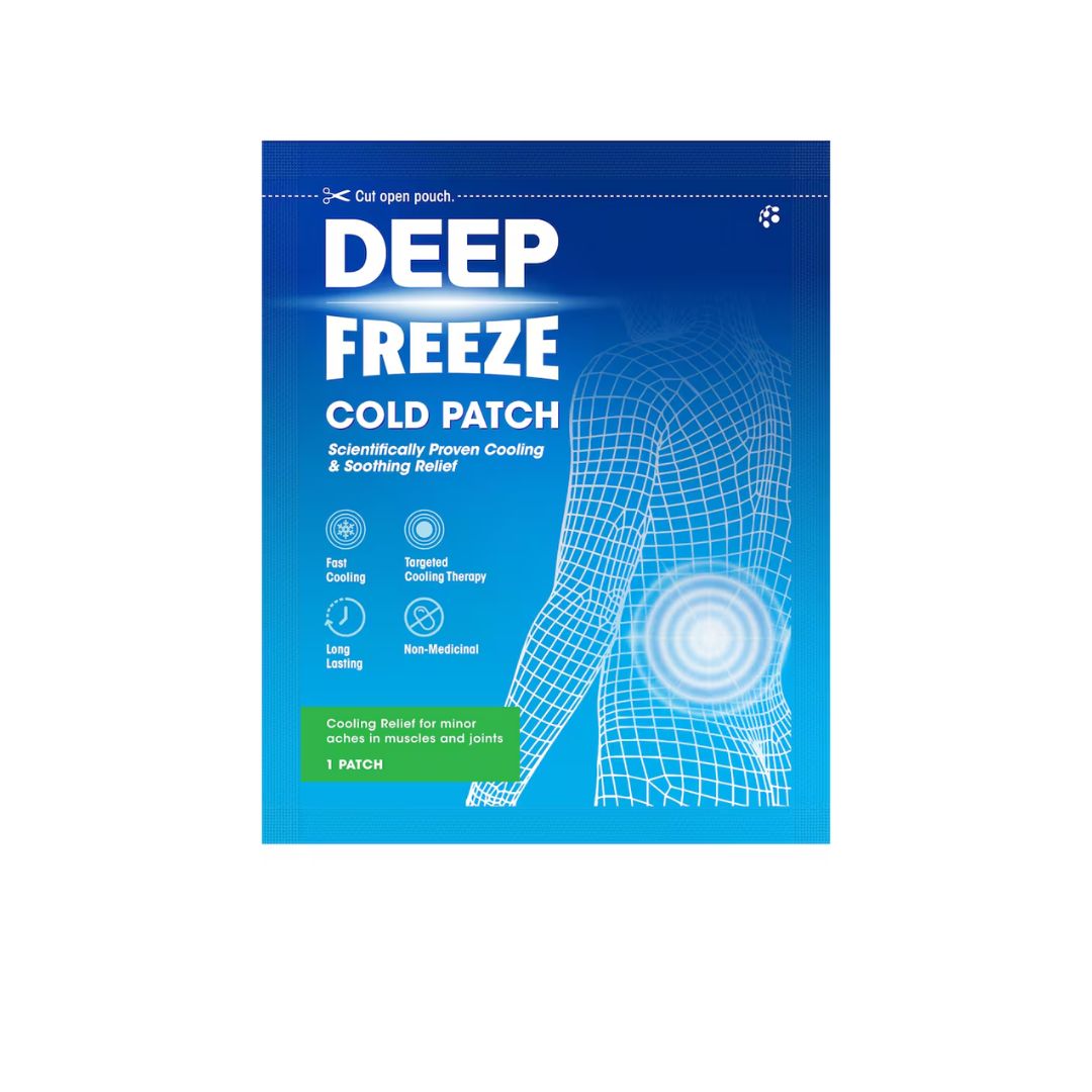 Deep Freeze Cold Patch on a white background