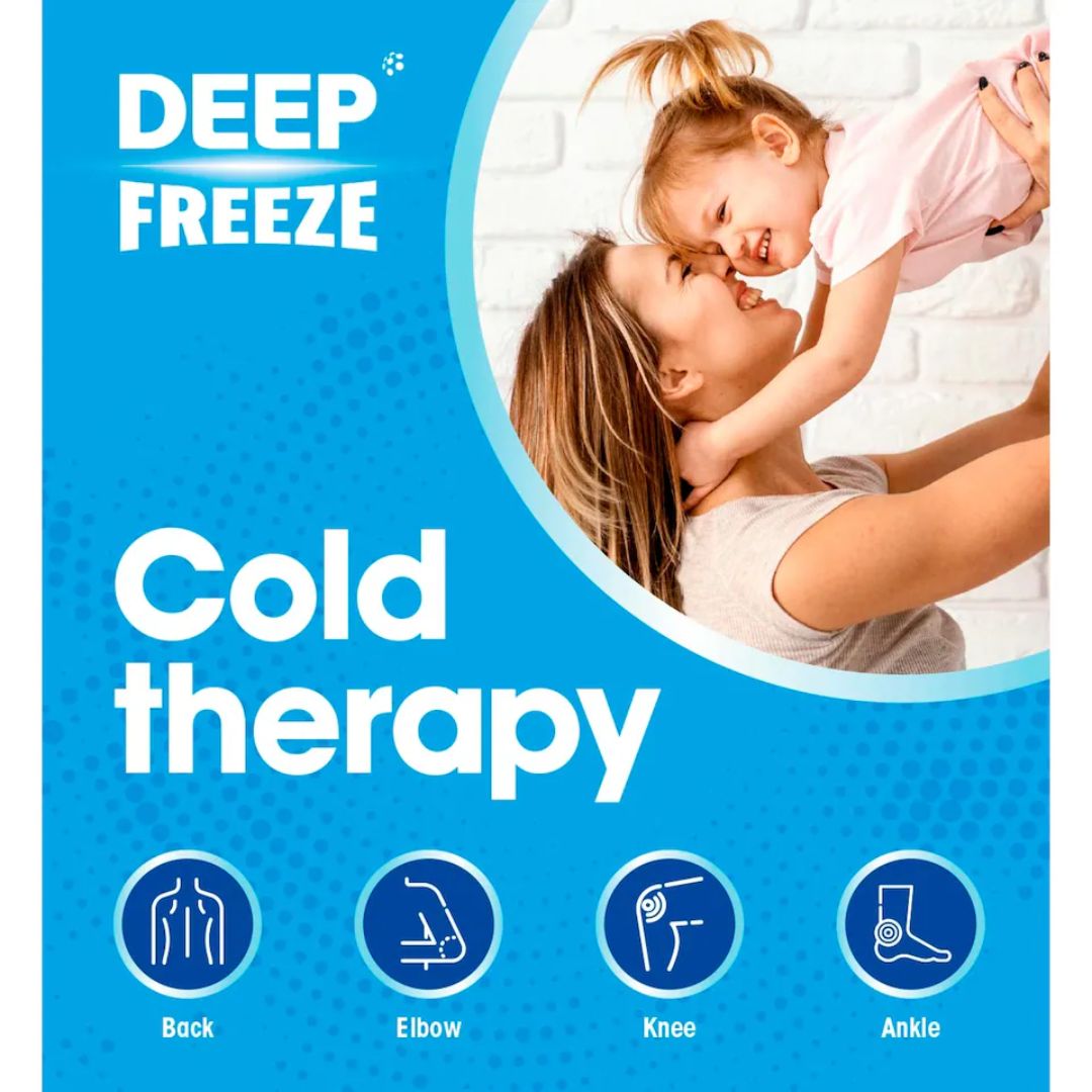 Deep Freeze Cold Patch 'Cold therapy' infographic