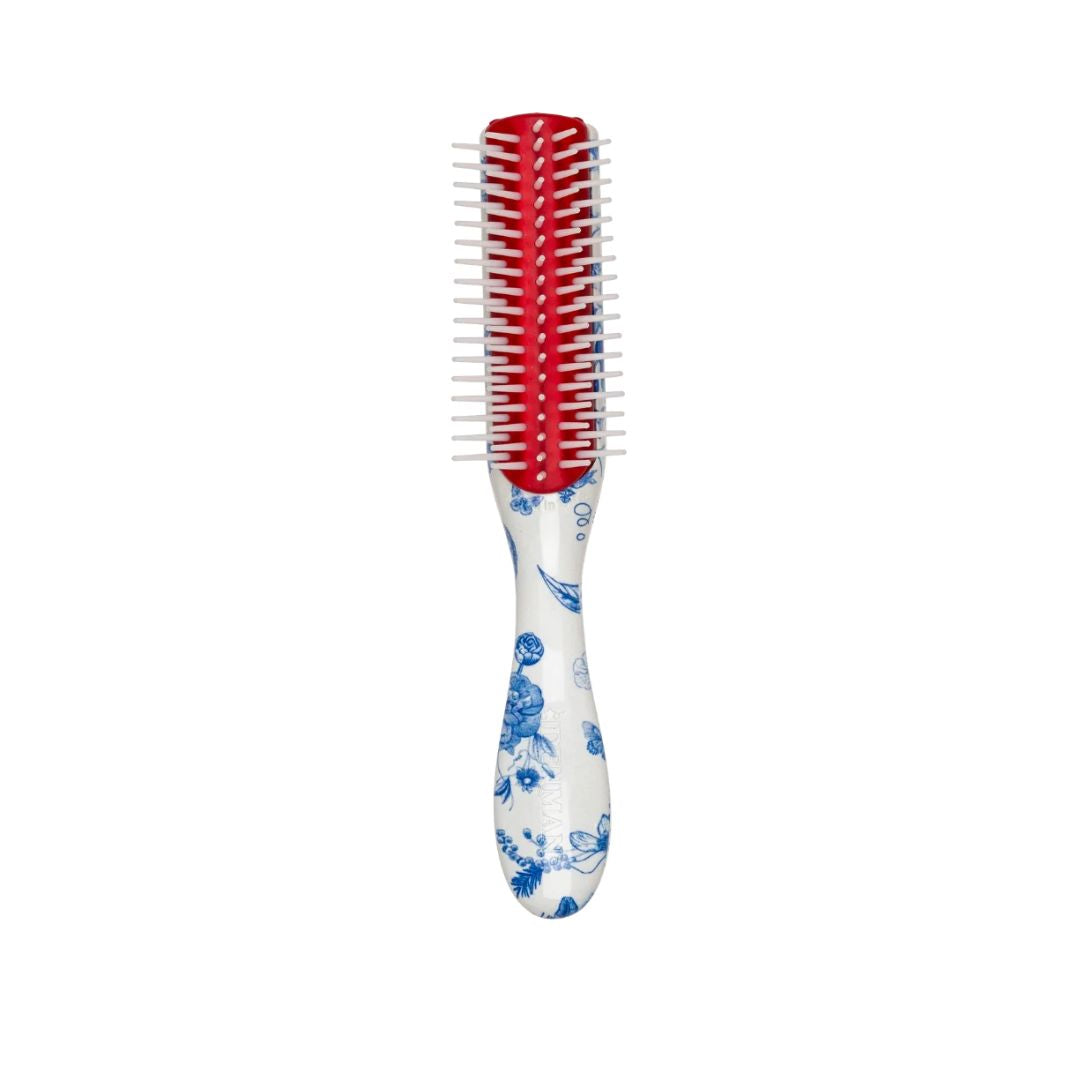 Denman Deluxe Mini Curl Definer & Styler D14 Blue Belle on a white background