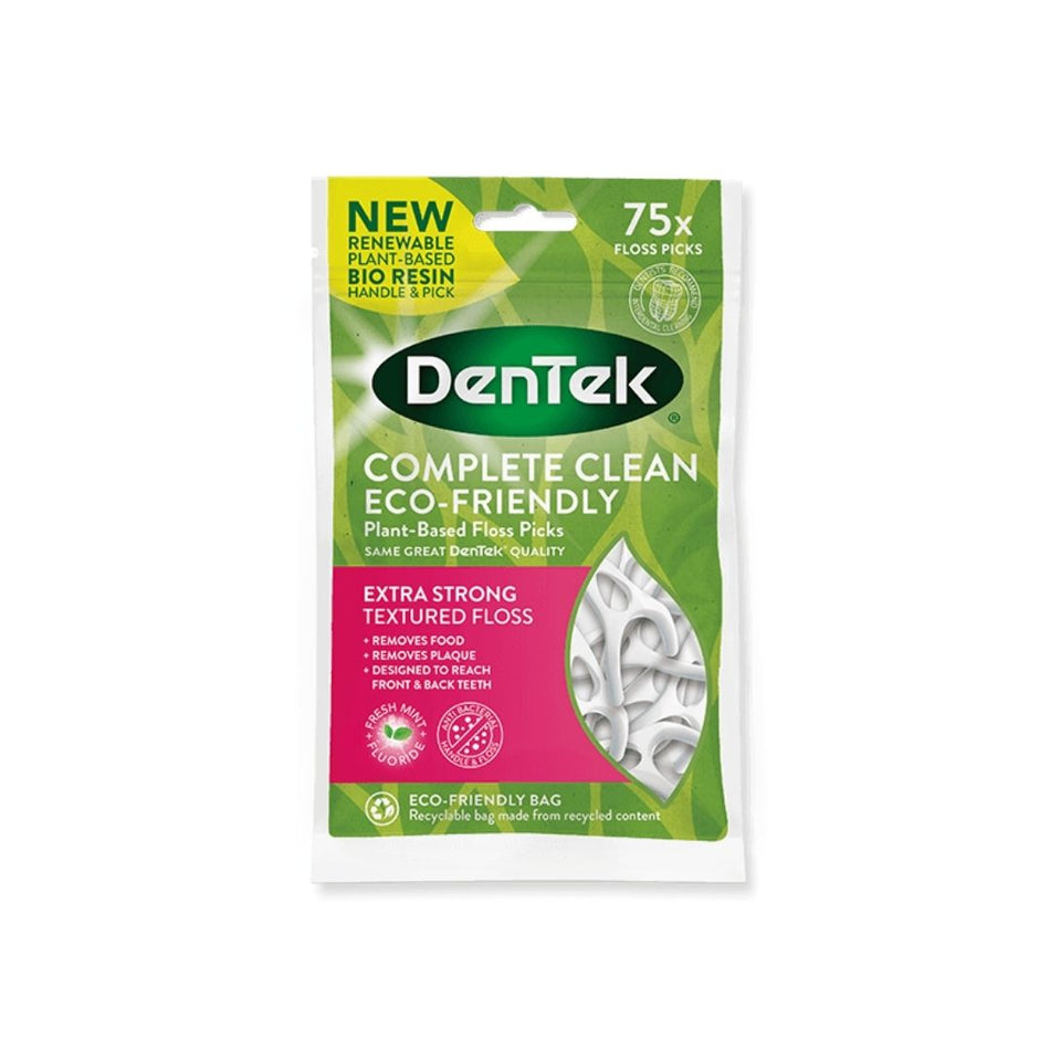 DenTek Eco Complete Clean Floss Picks 75 Pack
