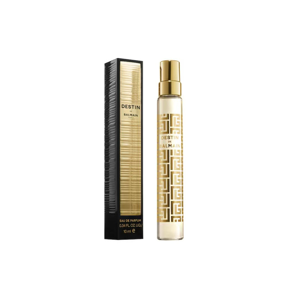 Destin de Balmain Paris Eau de Parfum 10ml on a white background