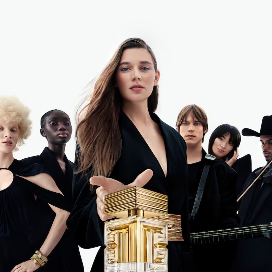 Destin de Balmain Paris Eau de Parfum promotional image