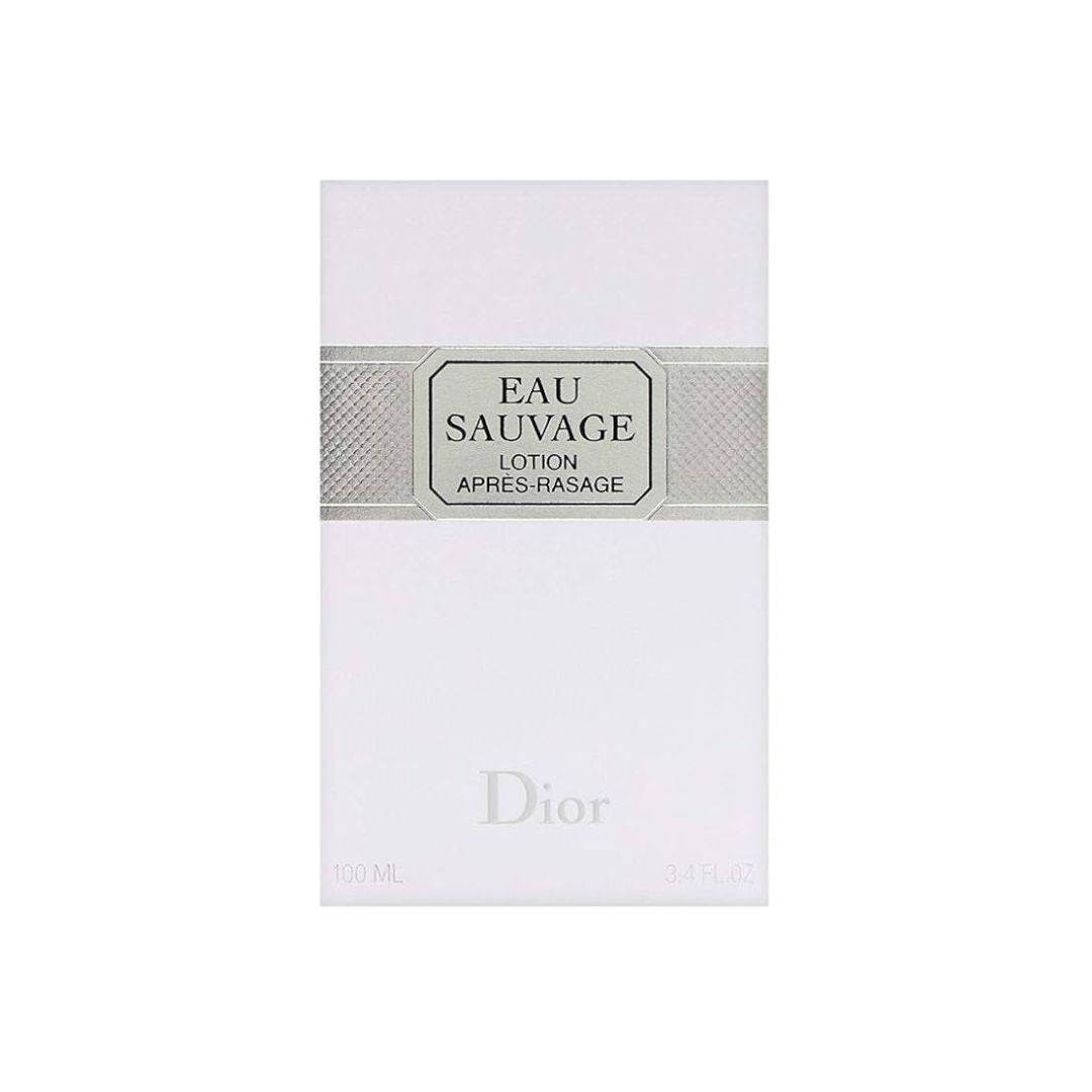 Dior Eau Sauvage Aftershave Lotion 100ml packaging on white background