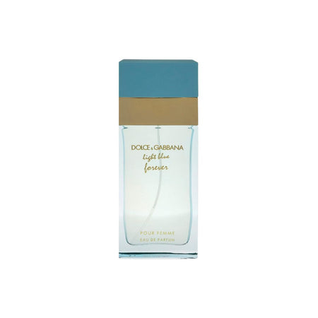 Dolce & Gabbana Light Blue Forever Pour Femme Eau de Parfum bottle on a white background