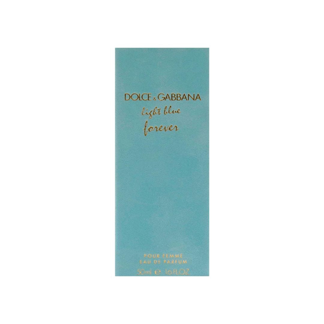 Dolce & Gabbana Light Blue Forever Pour Femme Eau de Parfum packaging on a white background