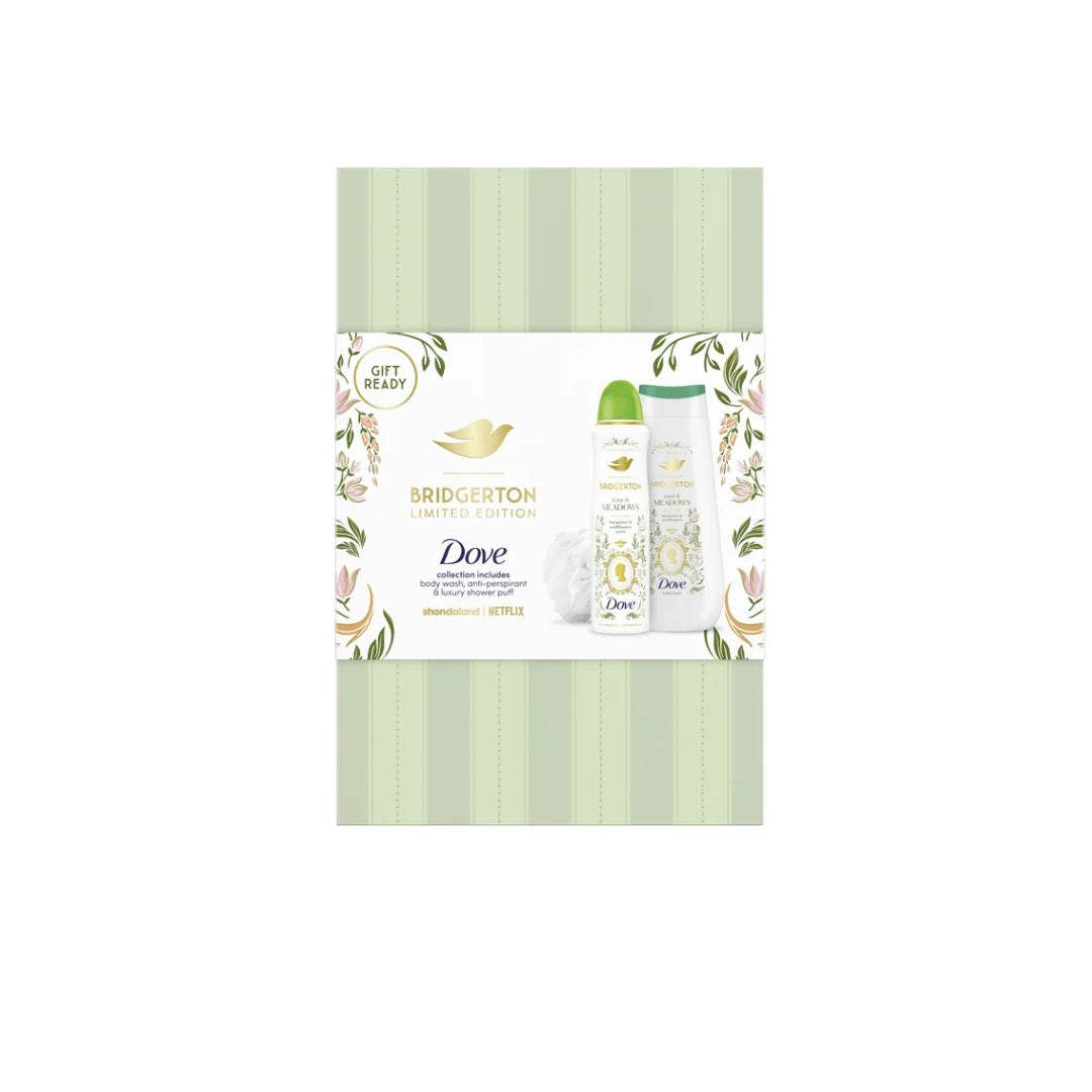 Dove Bridgerton Limited Edition Gift Set on a white background