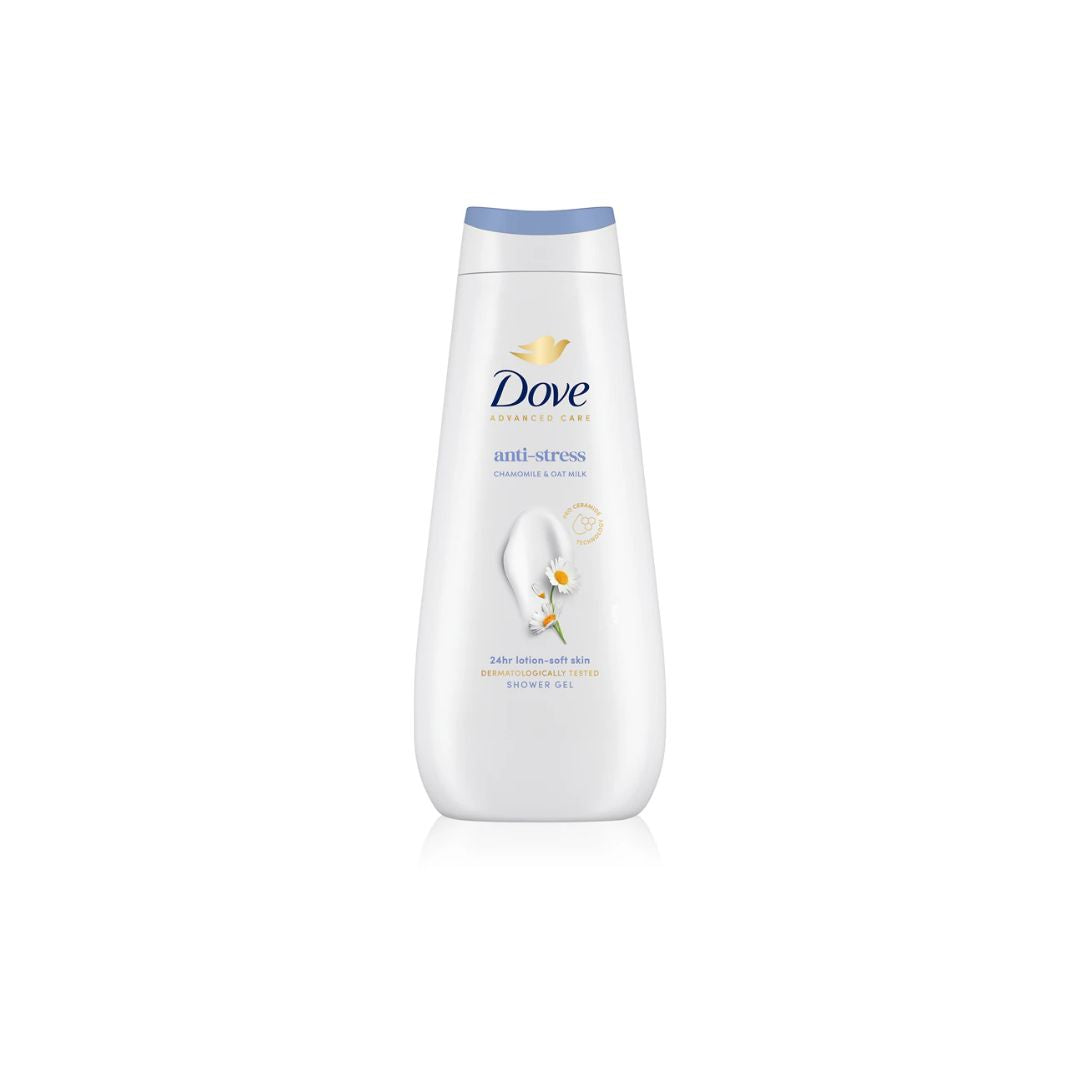 Dove Anti-Stress Body Wash on a white background