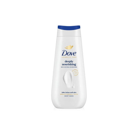 Dove Deeply Nourishing Body Wash on a white background